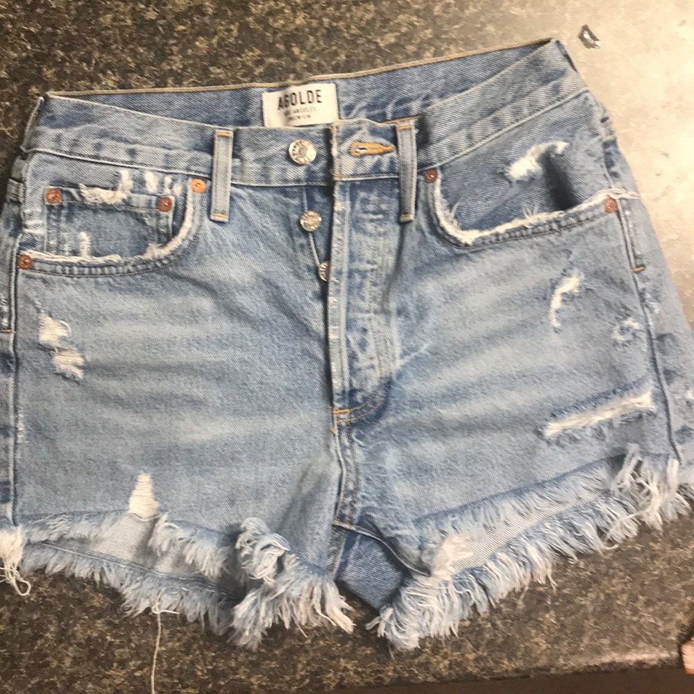 Agolde denim shorts